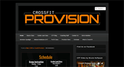 Desktop Screenshot of crossfitprovision.com